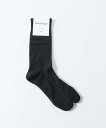 楽天Rakuten FashionEDIFICE 【THE ROLE DESIGN / ザ ロールデザイン】PLANE RIB SOCKS MENS エディフィス 靴下・レッグウェア 靴下 ブラック ホワイト グリーン