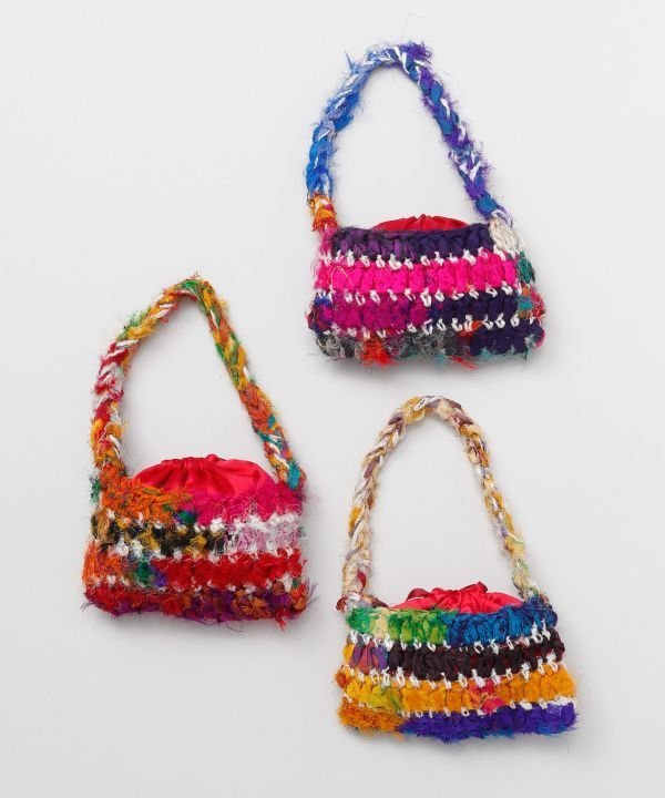 チャイハネ 【チャイハネ】サリクBAG アミナコレクション バッグ かごバッグ レッ...