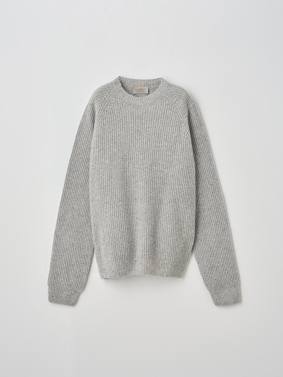 JOHN SMEDLEY [Eco Cashmere]カシミヤ混 クルーネックリブニットプルオーバー ｜ LYLLA ｜ 7G ジョンスメドレー トップス ニット【送料無料】
