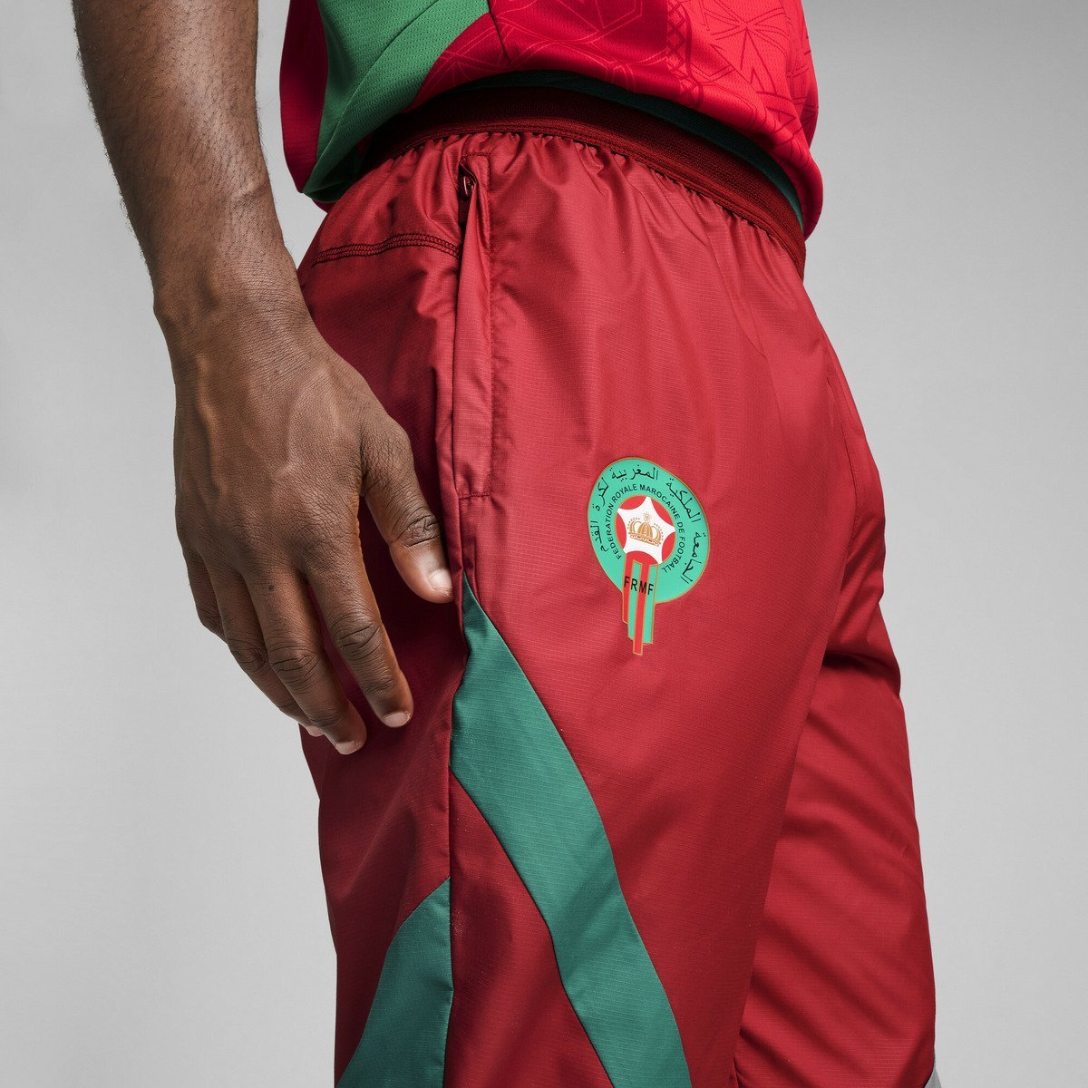 【SALE／30%OFF】PUMA メンズ サッカー モロッコ プレマッチ ウーブン パンツ プーマ パンツ その他のパンツ レッド【送料無料】
