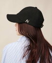 【SALE/30%OFF】aimoha aimoha/メタルロゴキャップ アイモハ 帽子 キャップ ブラック ホワイト