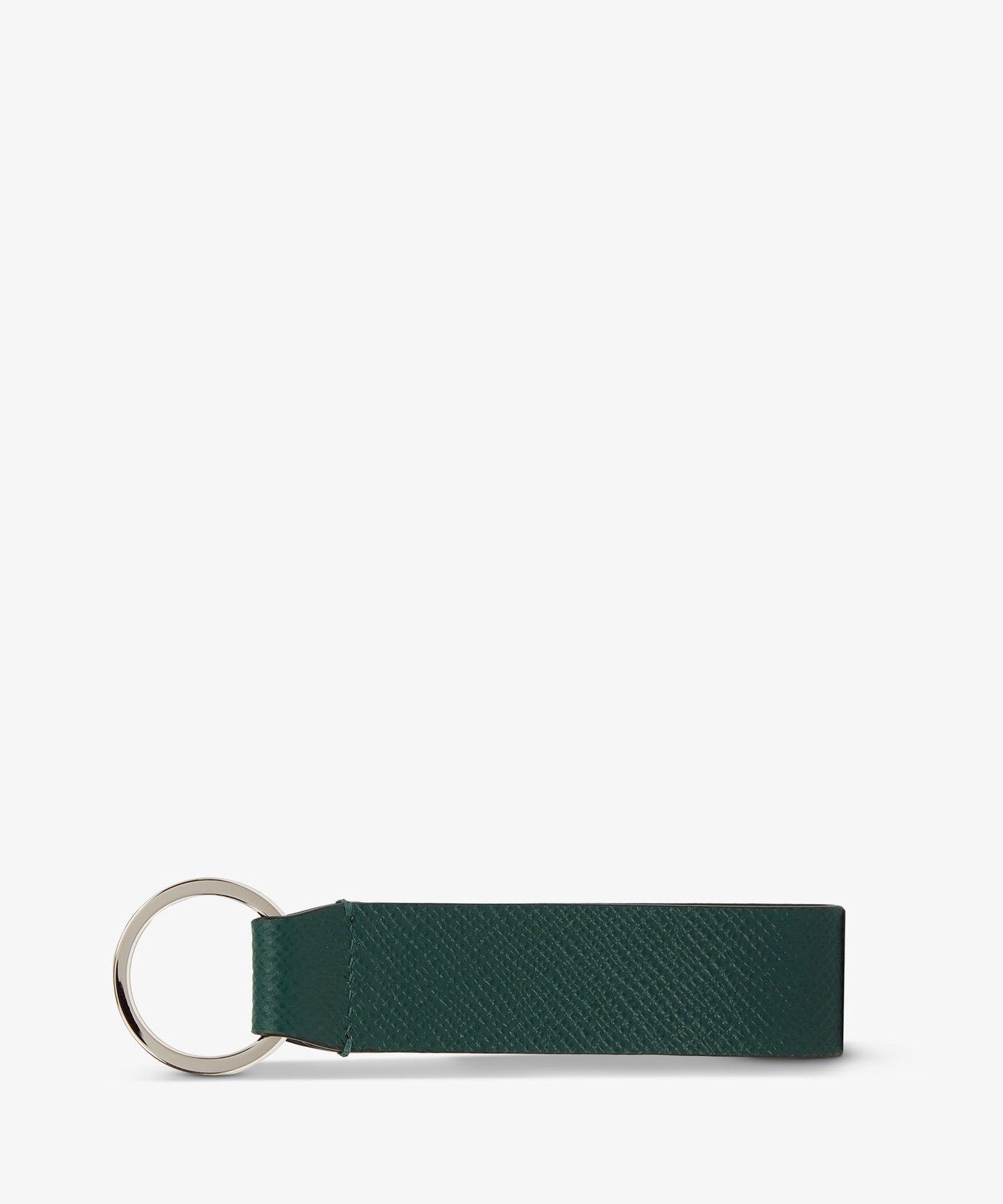 SMYTHSON Panama Keyring With Leather Strap スマイソン 財布・ポーチ・ケース その他の財布・ポーチ・ケース グリーン【送料無料】