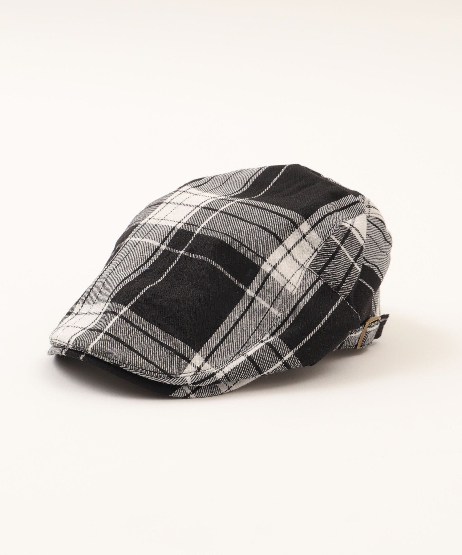 WEGO MEN'S チェックハンチング ウィゴー 帽子 その他の帽子 ブラック