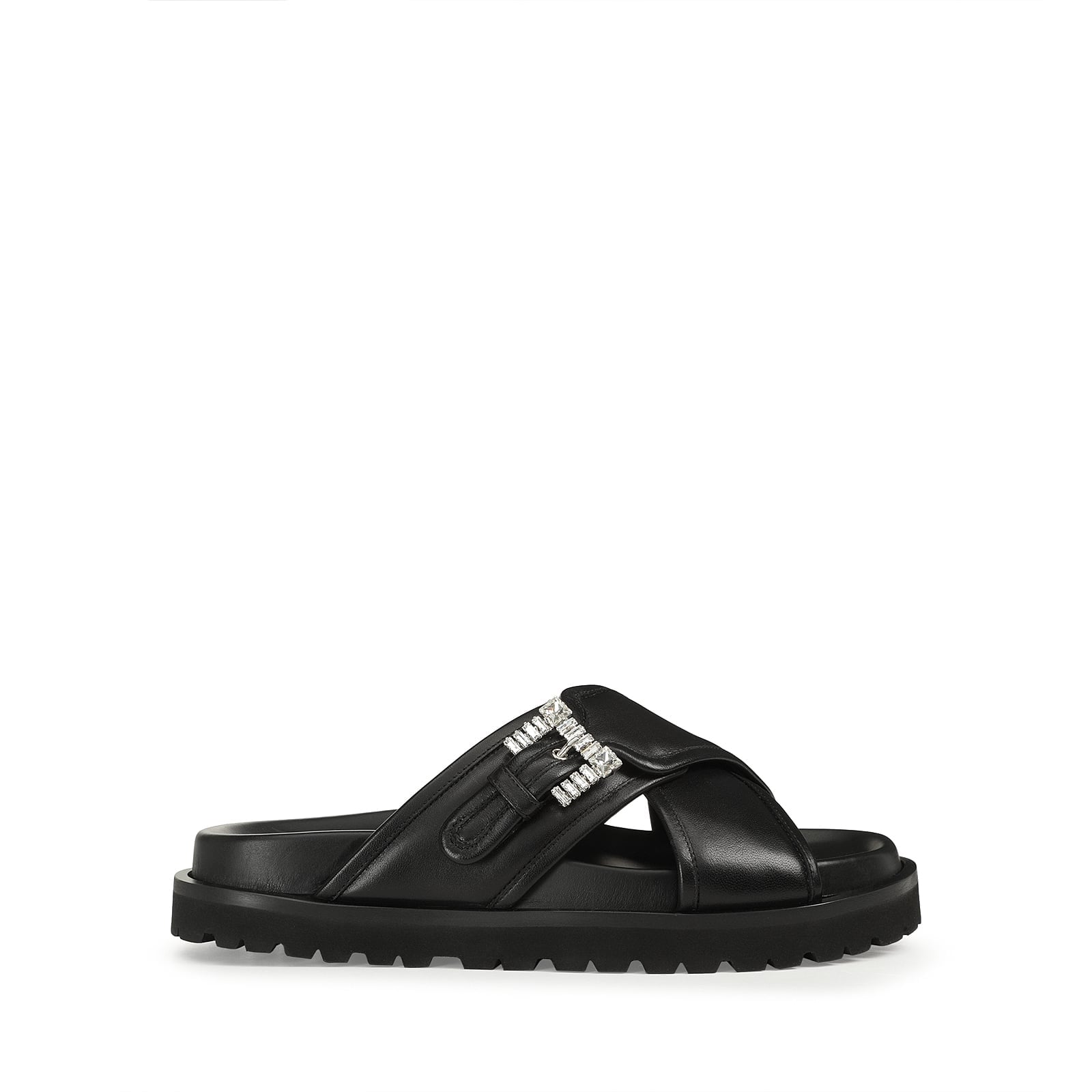 【SALE／30%OFF】Sergio Rossi srTwenty Buckle セルジオロッシ シューズ・靴 サンダル ブラック【送料無料】