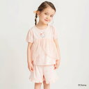 branshes 【DisneyCollection/ディズニーコレクション】半袖ルームウェア ブランシェス インナー・ルームウェア パジャマ ピンク ブルー【...
