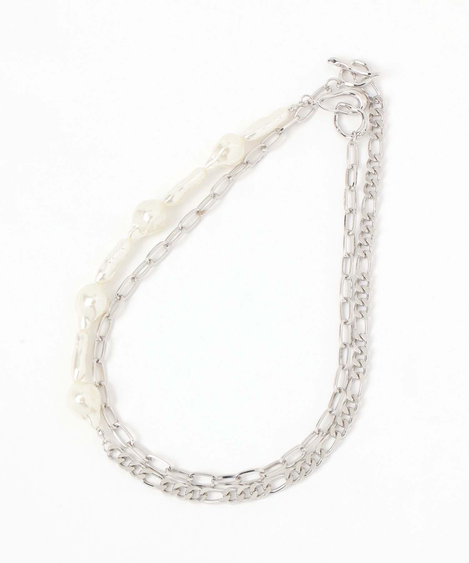 【SALE／50%OFF】GLOBAL WORK マルチWAYチェーンネックレス/495433 グローバルワーク アクセサリー・腕時計 ネックレス シルバー stylife-15142910 Rakuten Fashion サンプル画像2