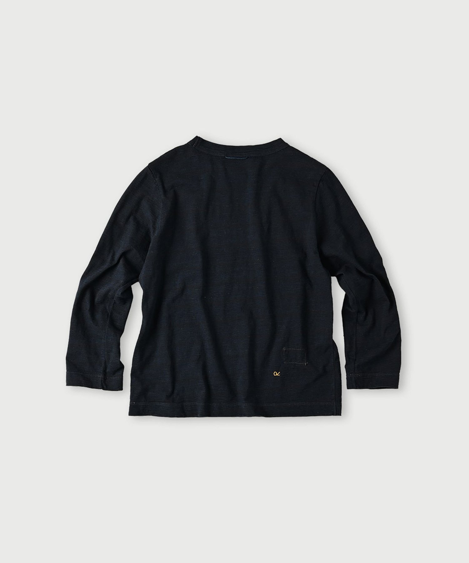 45R 天竺の四角七分袖Tシャツ(インディゴ) フォーティファイブアール トップス カットソー・Tシャツ ブルー