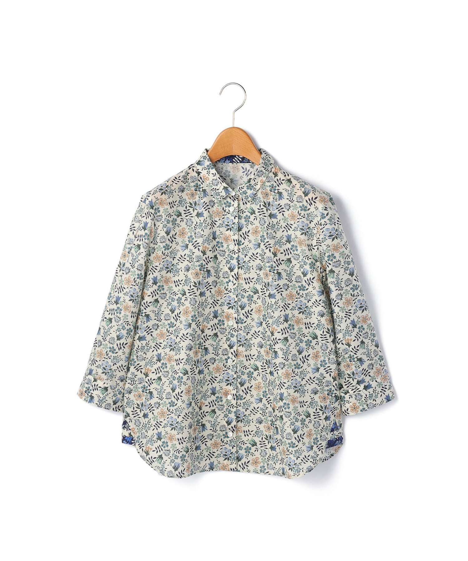 KEITH Anniversary Edenham Liberty Print Shirt キース トップス シャツ・ブラウス ネイビー ホワイト【送料無料】