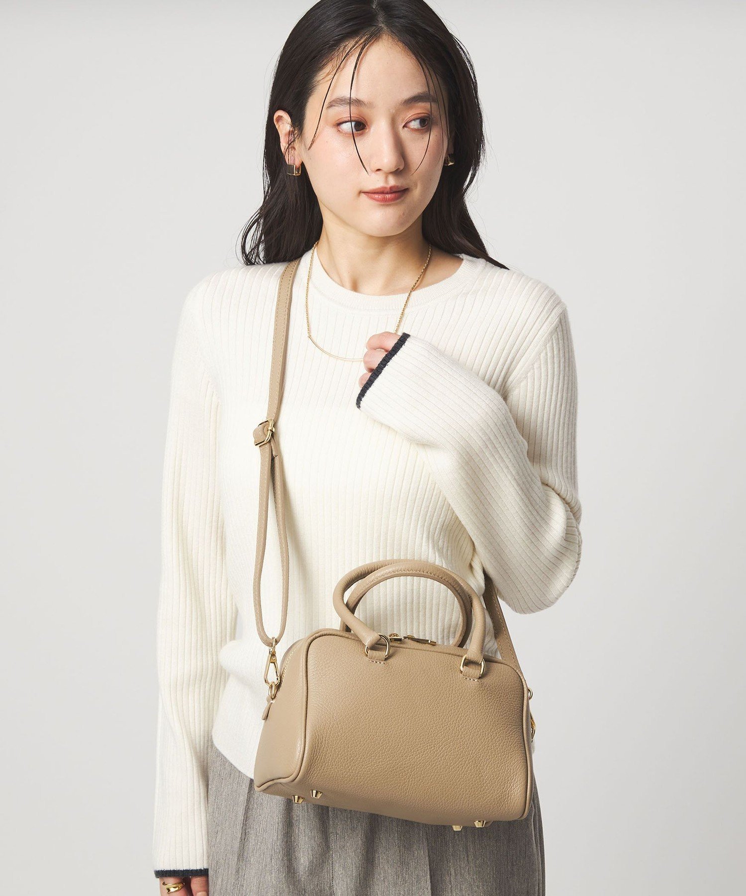 【SALE／50%OFF】UNITED ARROWS green label relaxing ＜MILOS＞ボストンバッグ ユナイテッドアローズ グリーンレーベルリラクシング バッグ ショルダーバッグ グリーン ブラウン ブラック【送料無料】