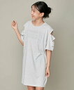 JENNI love エンボスロゴ肩あきビッグTワンピ ジェニィオンラインショップ ワンピース・ドレス ワンピース ブルー グレー ブラック【送料無料】
