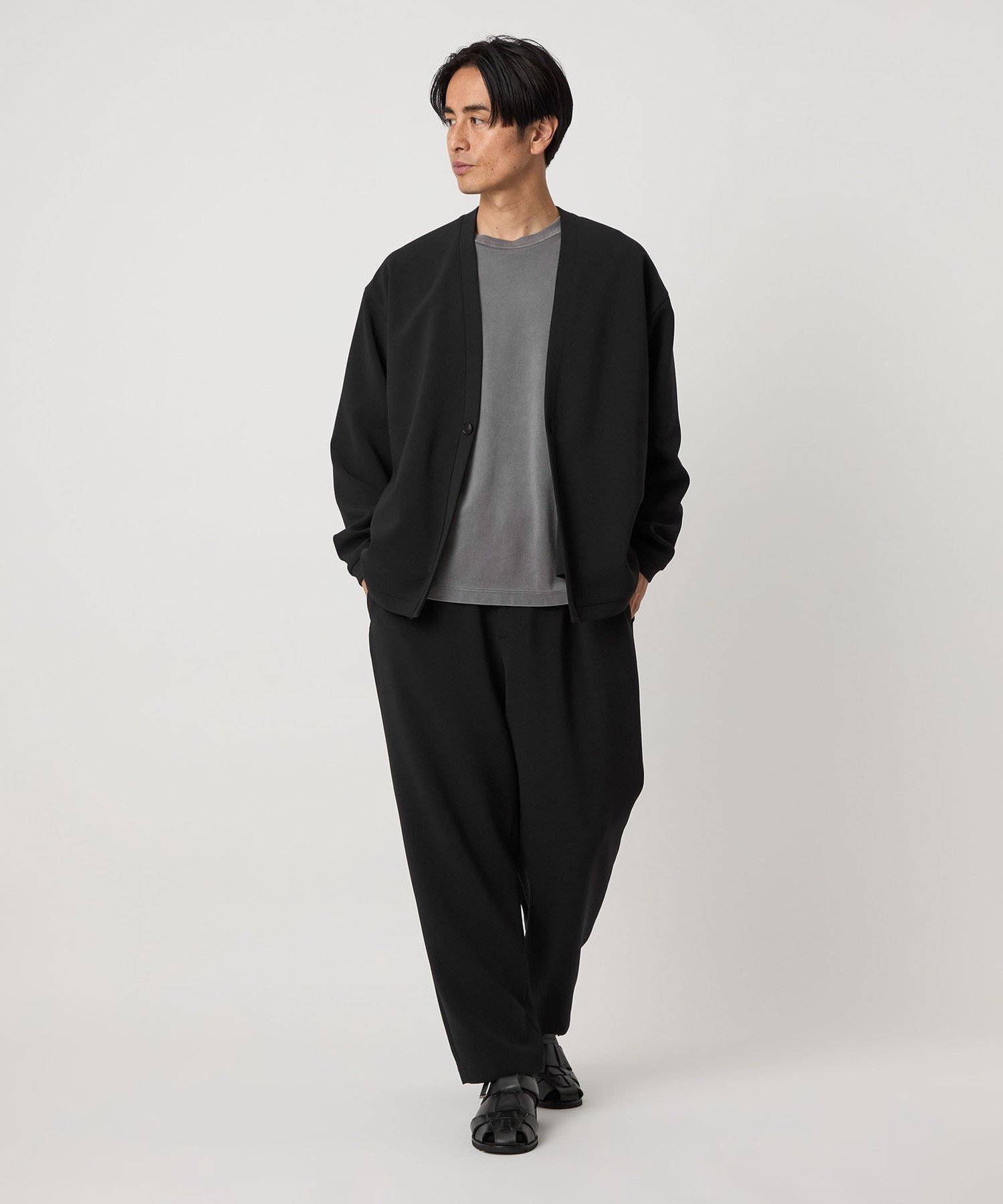 BEAUTY&YOUTH UNITED ARROWS DUAL PACK 2.0 1プリーツ テーパード イージーパンツ NO.7 セットアップ対応 ウォッシャブル ビューティー＆ユース　ユナイテッドアローズ パンツ その他のパンツ ブラック グレー【送料無料】