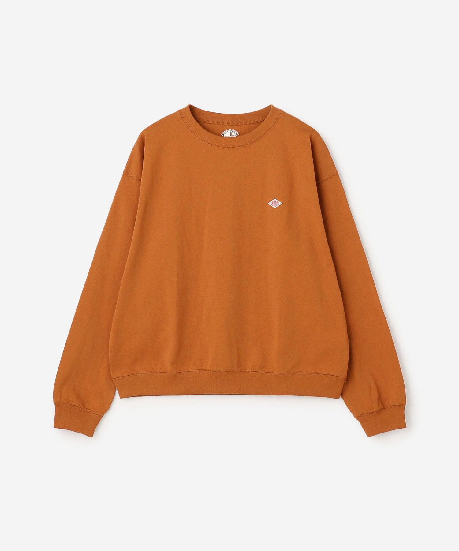 Bshop DANTON ｜ クルーネック 長袖Tシャツ WOMEN ビショップ トップス カットソー・Tシャツ オレンジ ホワイト ブルー