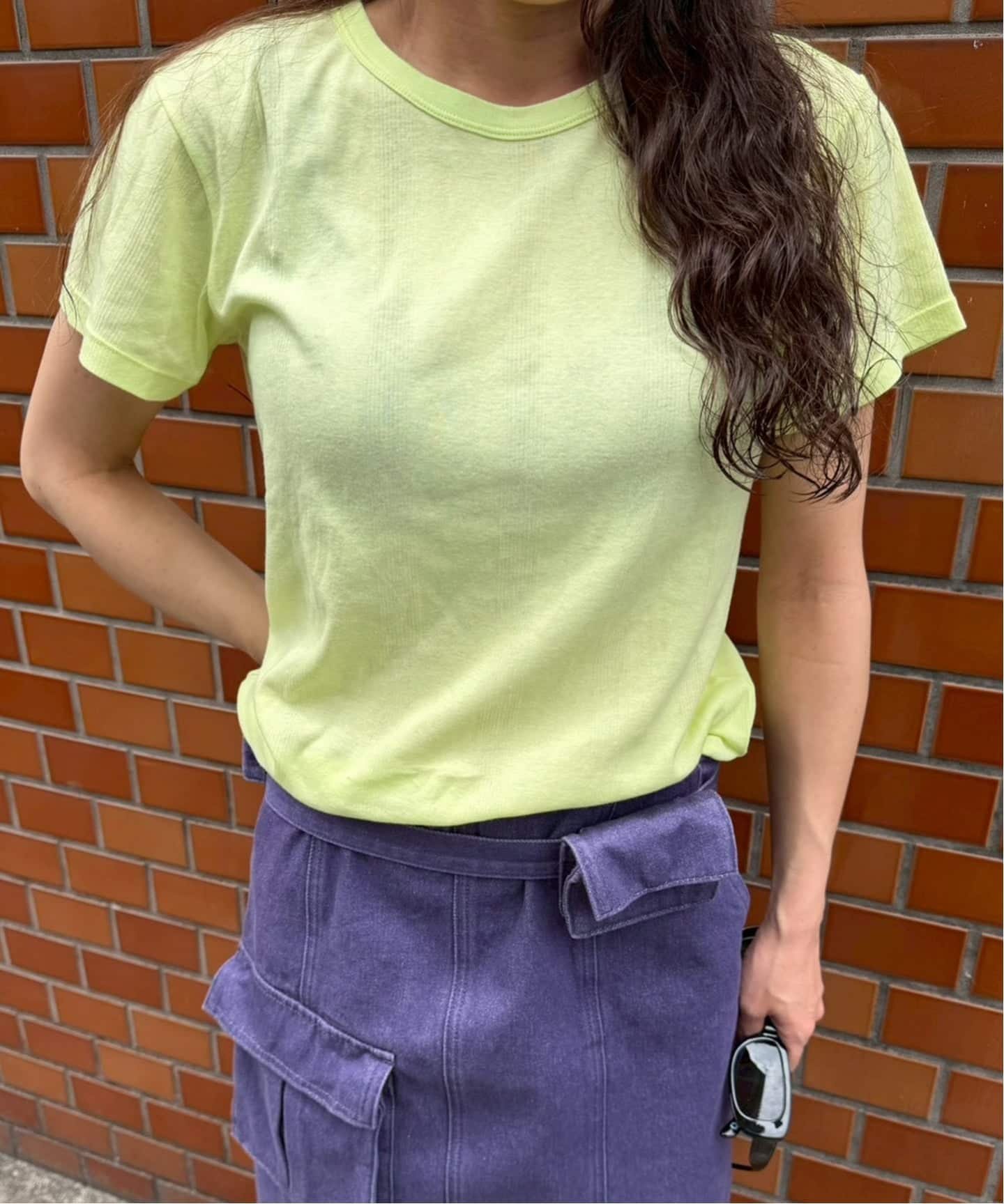 Oriens JOURNAL STANDARD  Light prib hs Tシャツ オリエンス ジャーナルスタンダード トップス カットソー・Tシャツ ブラック グリーン ネイビー ホワイト イエロー ブルー