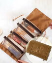 Pochi Pouch Pochi Pouch/(W)コスメメイクポーチ/取り外し可能 チェルカ メイク道具・美容器具 コスメケース グリーン ピンク パープル...