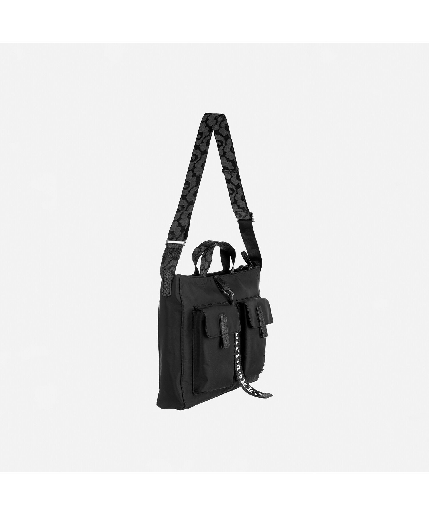 Everything Messenger Solid ショルダーバッグ マリメッコ バッグ ショルダーバッグ ブラック