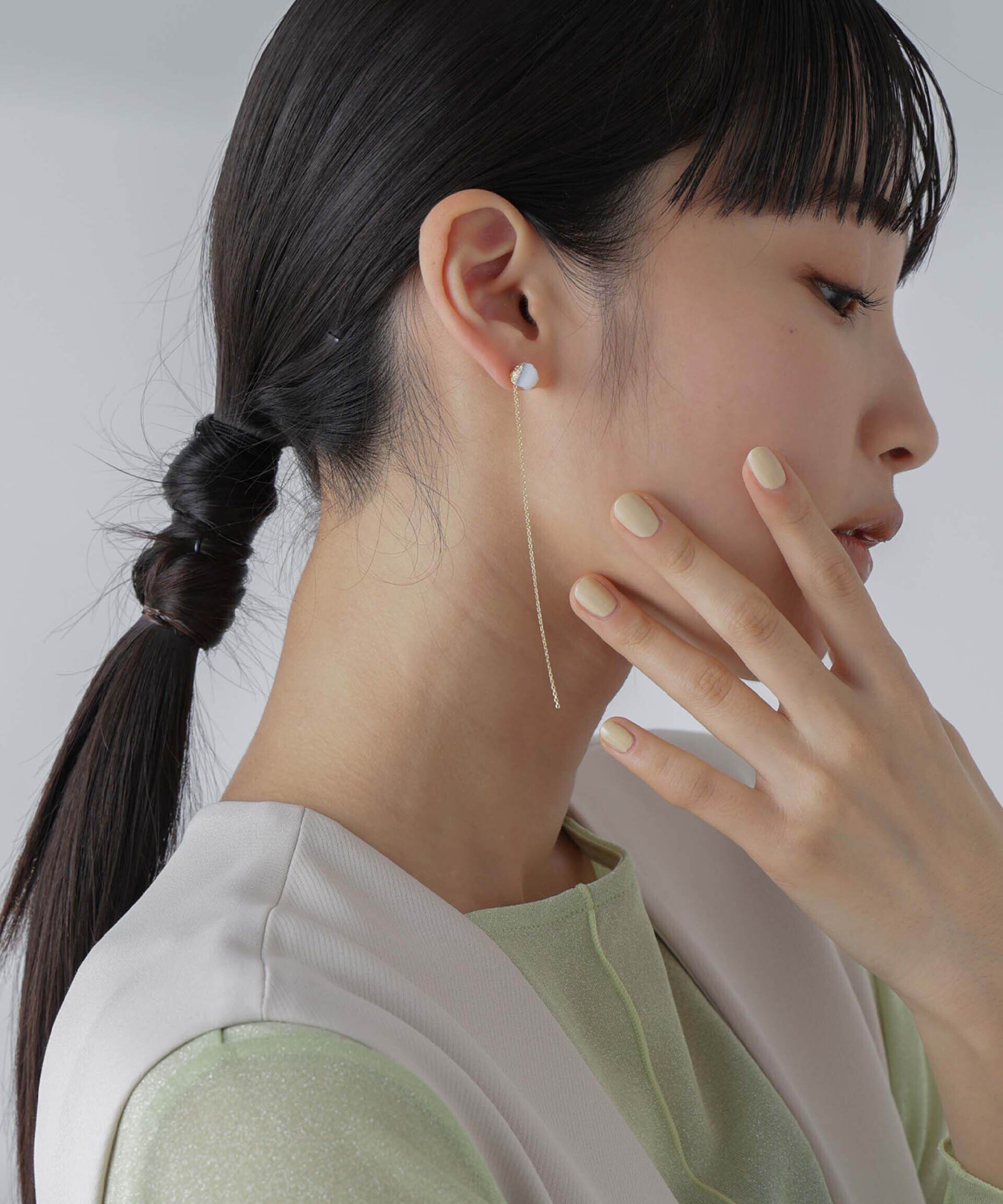 【SALE／60%OFF】NANO universe ストーンチェーンピアス ナノユニバース アクセサリー・腕時計 ピアス【送料無料】 stylife-14380142 Rakuten Fashion サンプル画像3