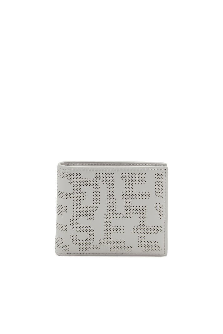 ディーゼル 二つ折り財布（メンズ） DIESEL ユニセックス 二つ折りウォレット BI-FOLD COIN S 3D ディーゼル 財布・ポーチ・ケース 財布 グレー【送料無料】
