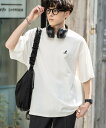 KANGOL KANGOL 別注コラボワンポイント刺繍Tシャツ ロッキーモンロー トップス カットソー・Tシャツ ホワイト ベージュ ブラック ブルー ネイビー【送料無料】