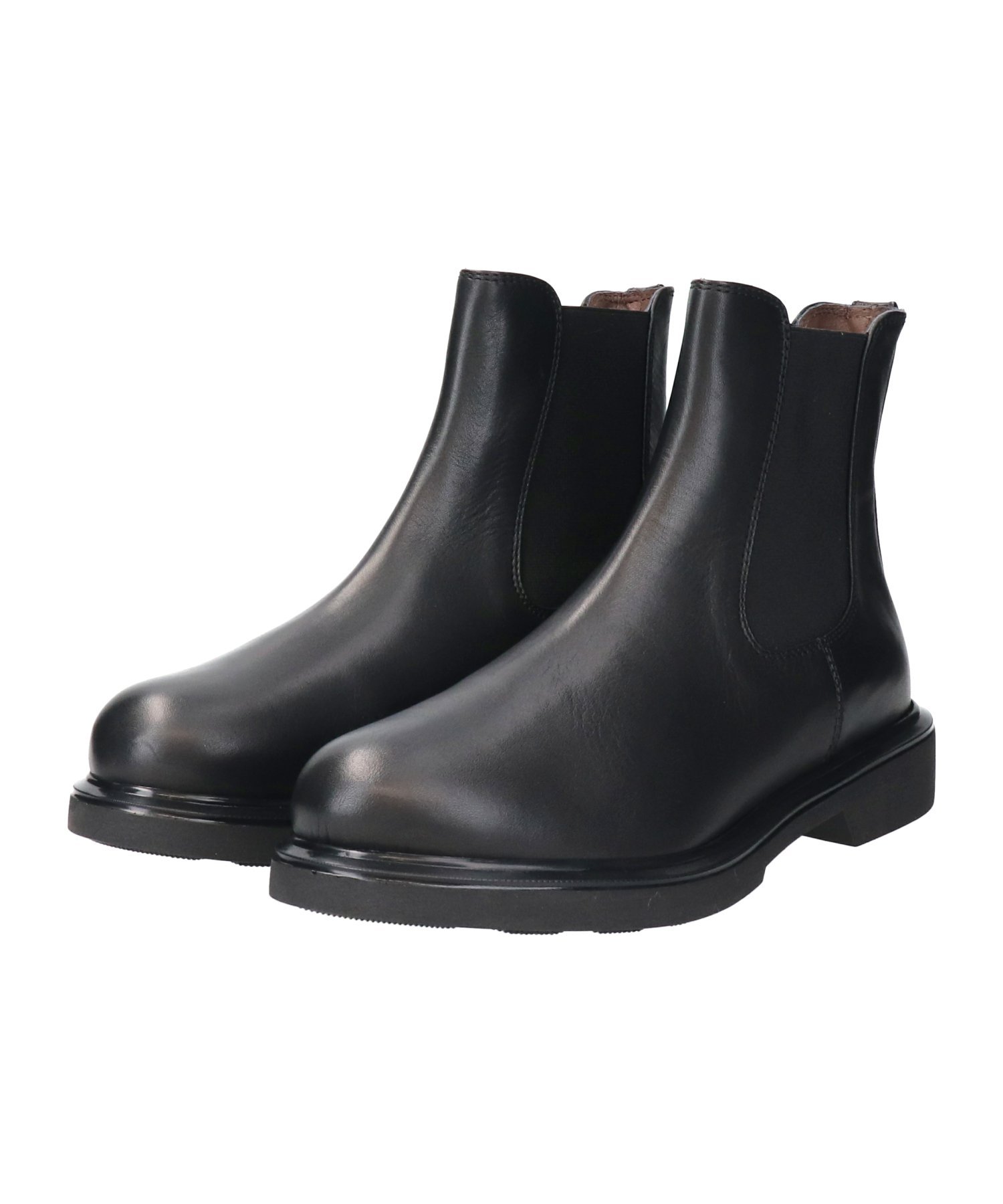 INTER-CHAUSSURES 【INTER-CHAUSSURES】ラウンドトウサイドゴアブーツ インターショシュール シューズ・靴 ブーツ ブラウン