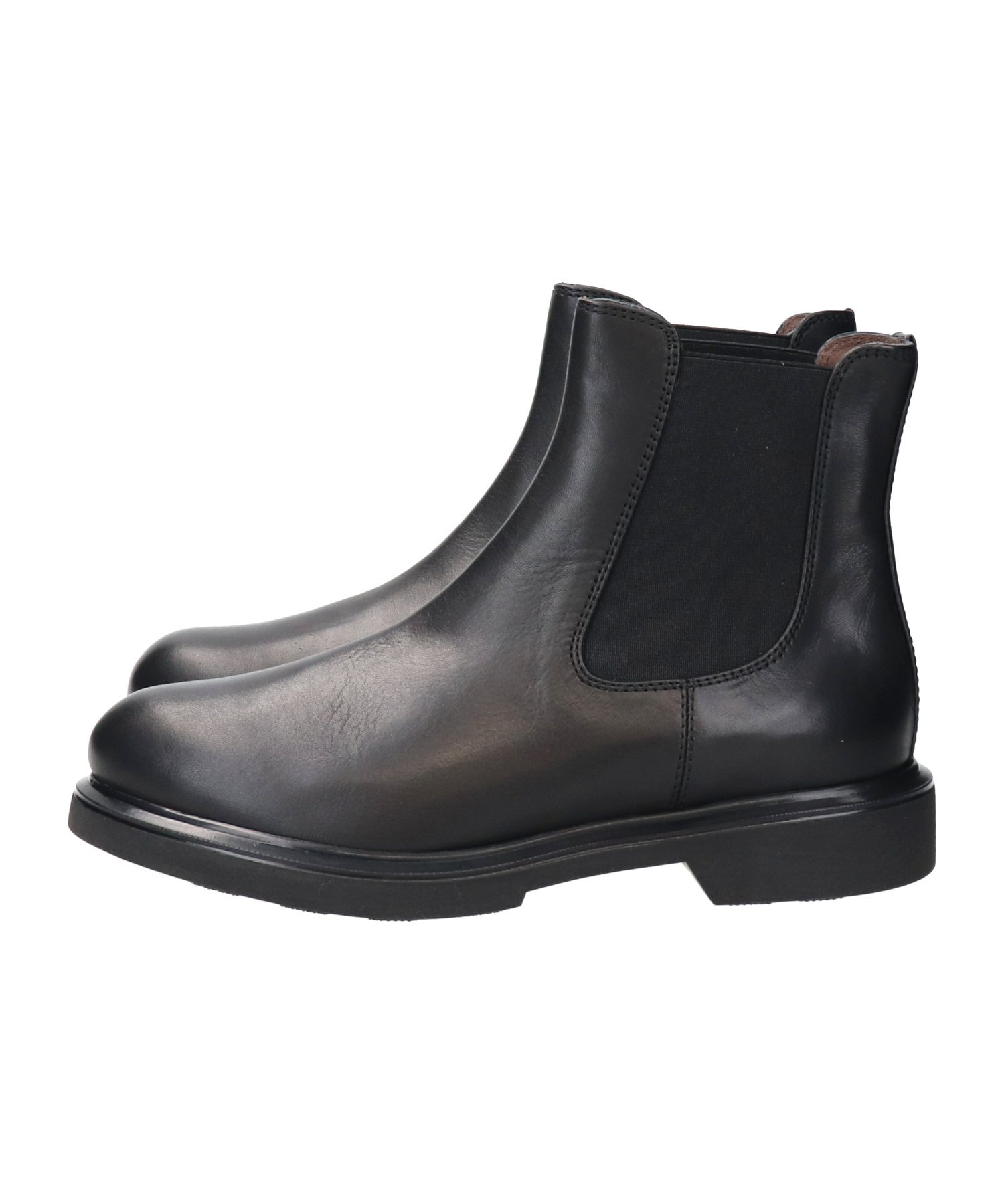 INTER-CHAUSSURES 【INTER-CHAUSSURES】ラウンドトウサイドゴアブーツ インターショシュール シューズ・靴 ブーツ ブラウン