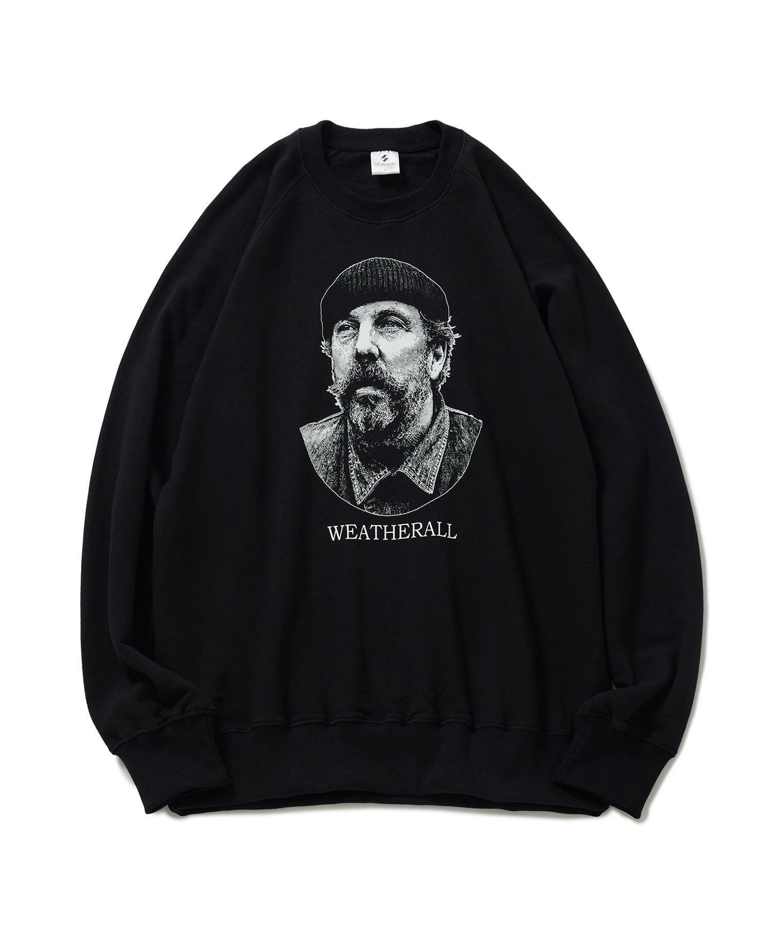 bonjour records The Salvages/ザ・サルヴェージズ Andrew Weatherall AW60 Raglan Crewneck Sweat ボンジュールレコード トップス スウェット・トレーナー ブラック グレー【送料無料】
