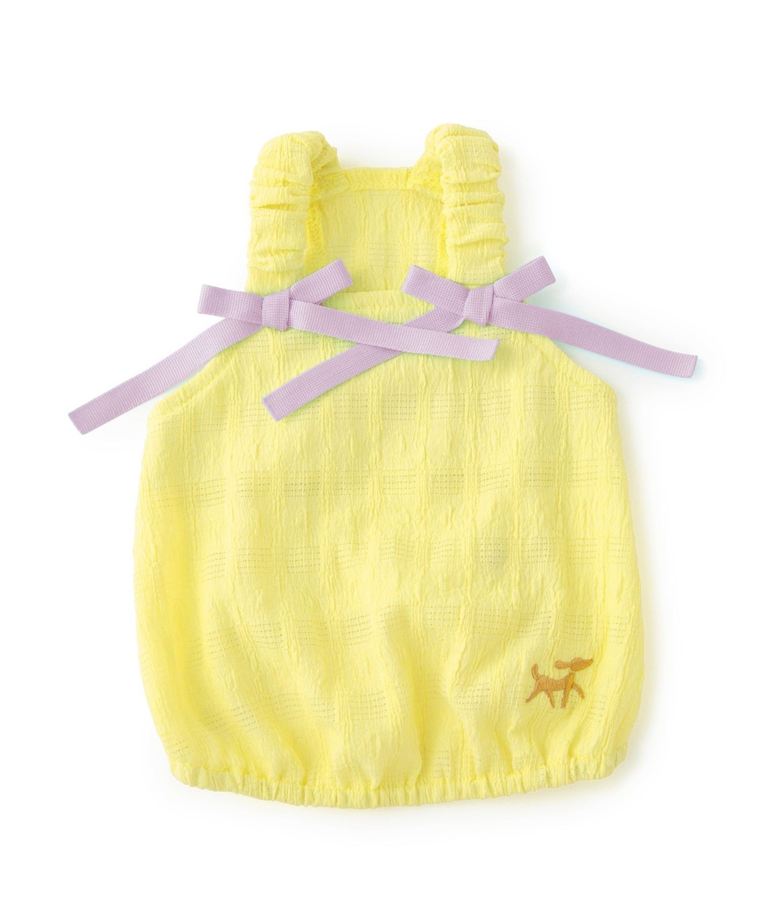 【SALE／50%OFF】ROPE' PICNIC PASSAGE 【DOG】【接触冷感】リボン付きキャミワンピース ロペピクニック ペット用品 ペットウェア・ペット服 イエロー ホワイト stylife-14991637 Rakuten Fashion サンプル画像3