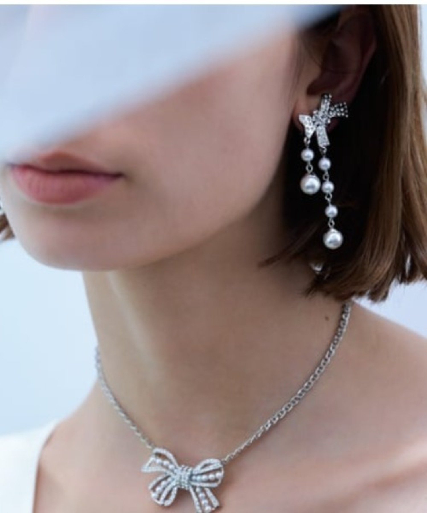 IRIS47 IRIS 47/bow necklace ボウネックレス リボン フォブ アクセサリー・腕時計 ネックレス シルバー【送料無料】