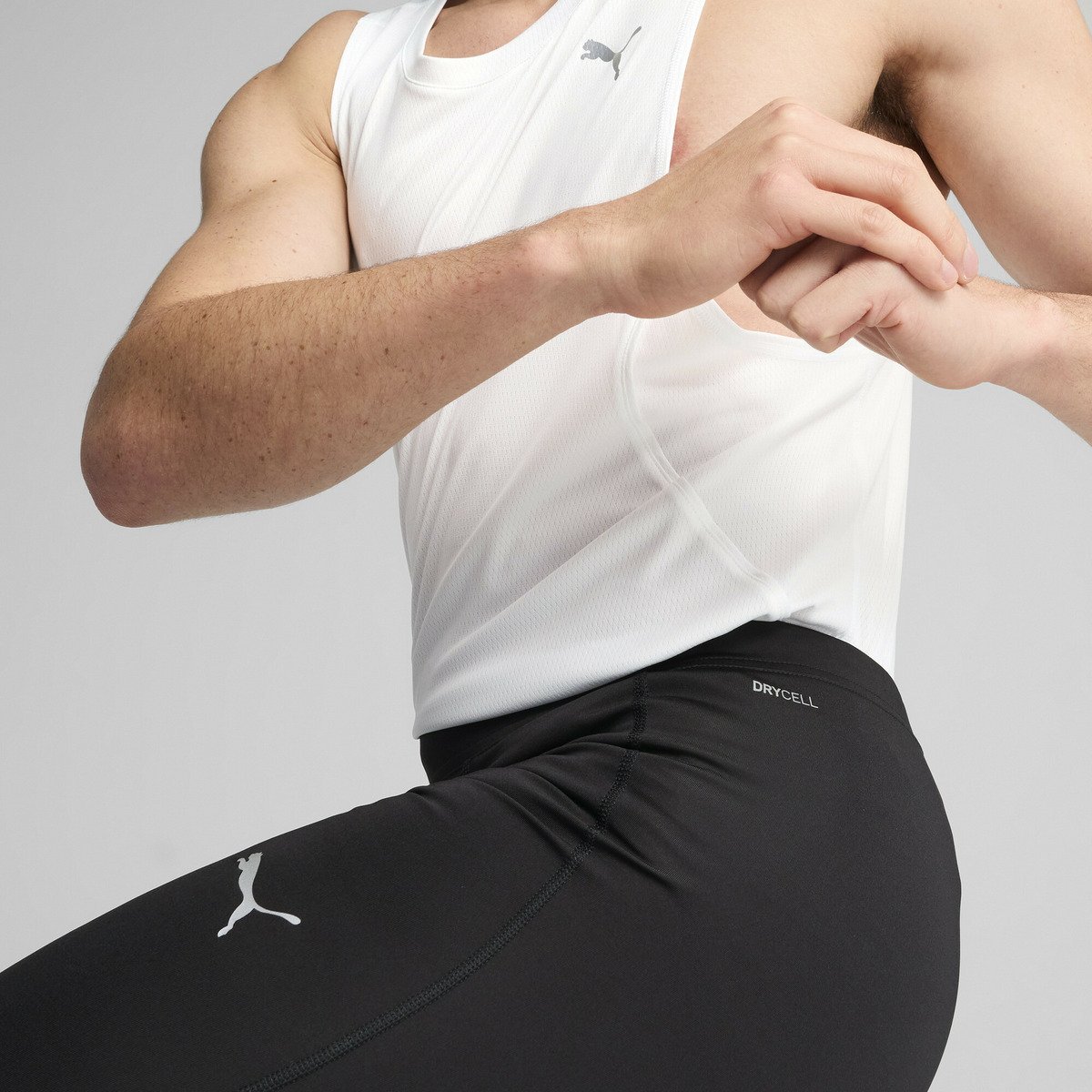 PUMA メンズ ランニング ラン ファウンデーション 8インチ タイツ プーマ パンツ その他のパンツ ブラック【送料無料】