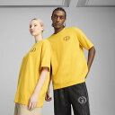 PUMA ユニセックス PUMA x ハリーポッター オーバーサイズ 半袖 Tシャツ プーマ トップス カットソー・Tシャツ イエロー【送料無料】