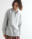 tk.TAKEO KIKUCHI カーブスイッチニットポロシャツ ティーケータケオキクチ トップス ニット ブラウン ブラック【送料無料】