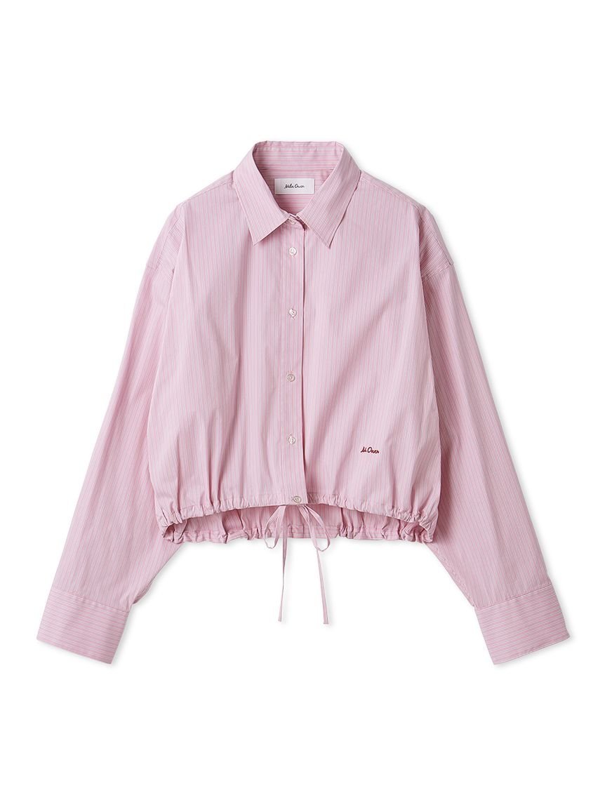 【SALE／40%OFF】Mila Owen ストライプドロストショートシャツ ミラオーウェン トップス シャツ・ブラウス ピンク グリーン【送料無料】 stylife-15528647 Rakuten Fashion サンプル画像2