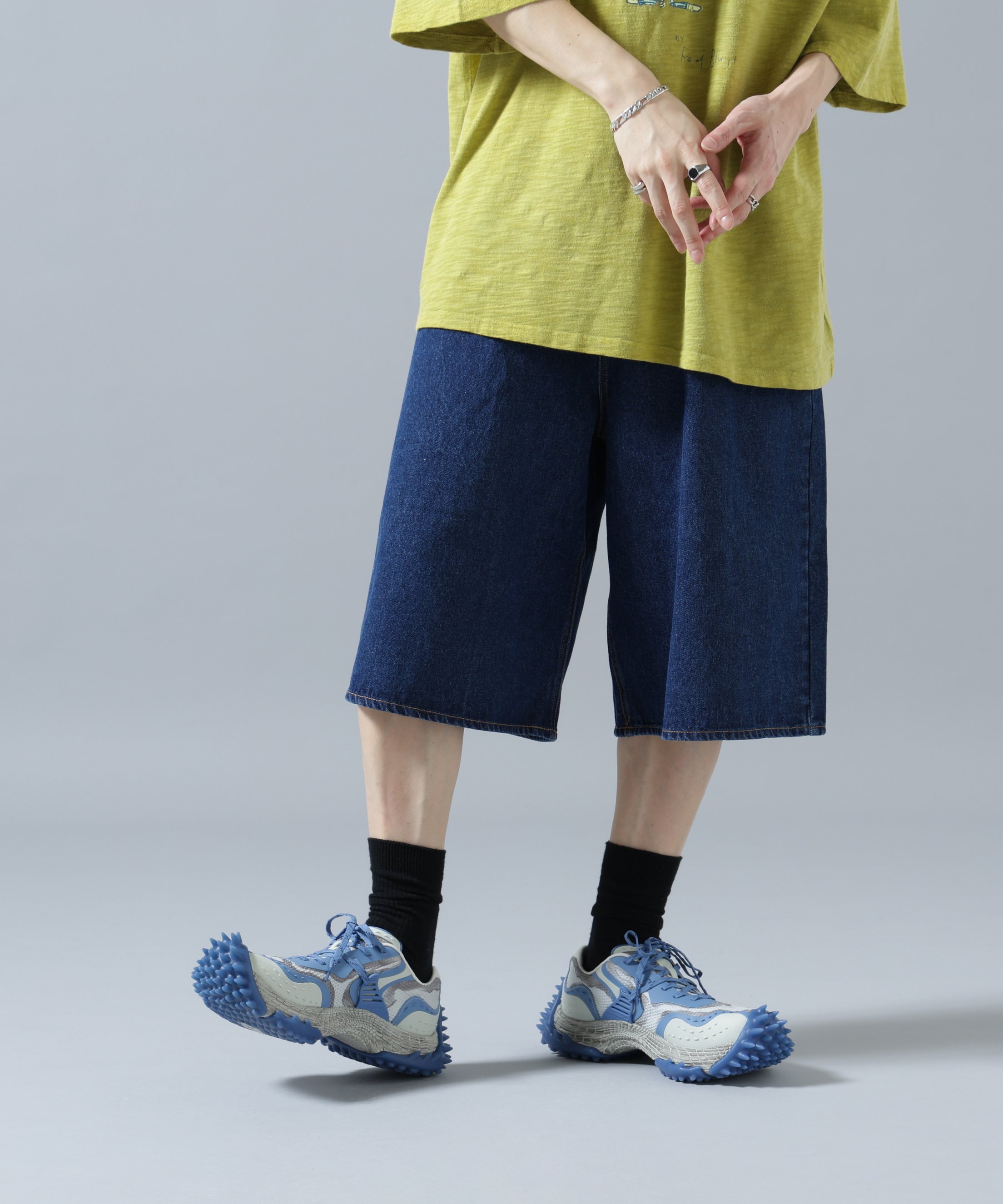 LHP DankeSchon/ダンケシェーン/11.5oz DENIM SHORTS エルエイチピー パンツ その他のパンツ ネイビー ブラック