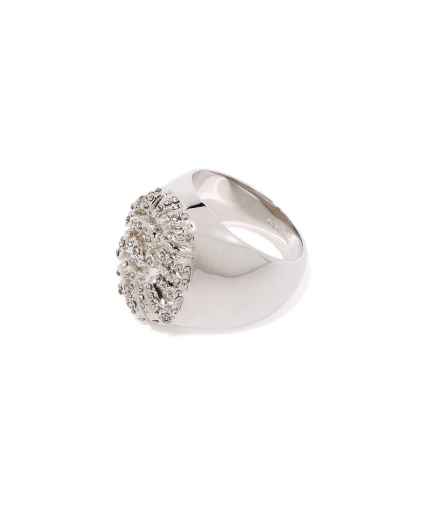 PIRATE STORE APE HEAD CRYSTAL STONE RING ア ベイシング エイプ パイレーツストア アクセサリー・腕時計 リング・指輪 シルバー ゴールド