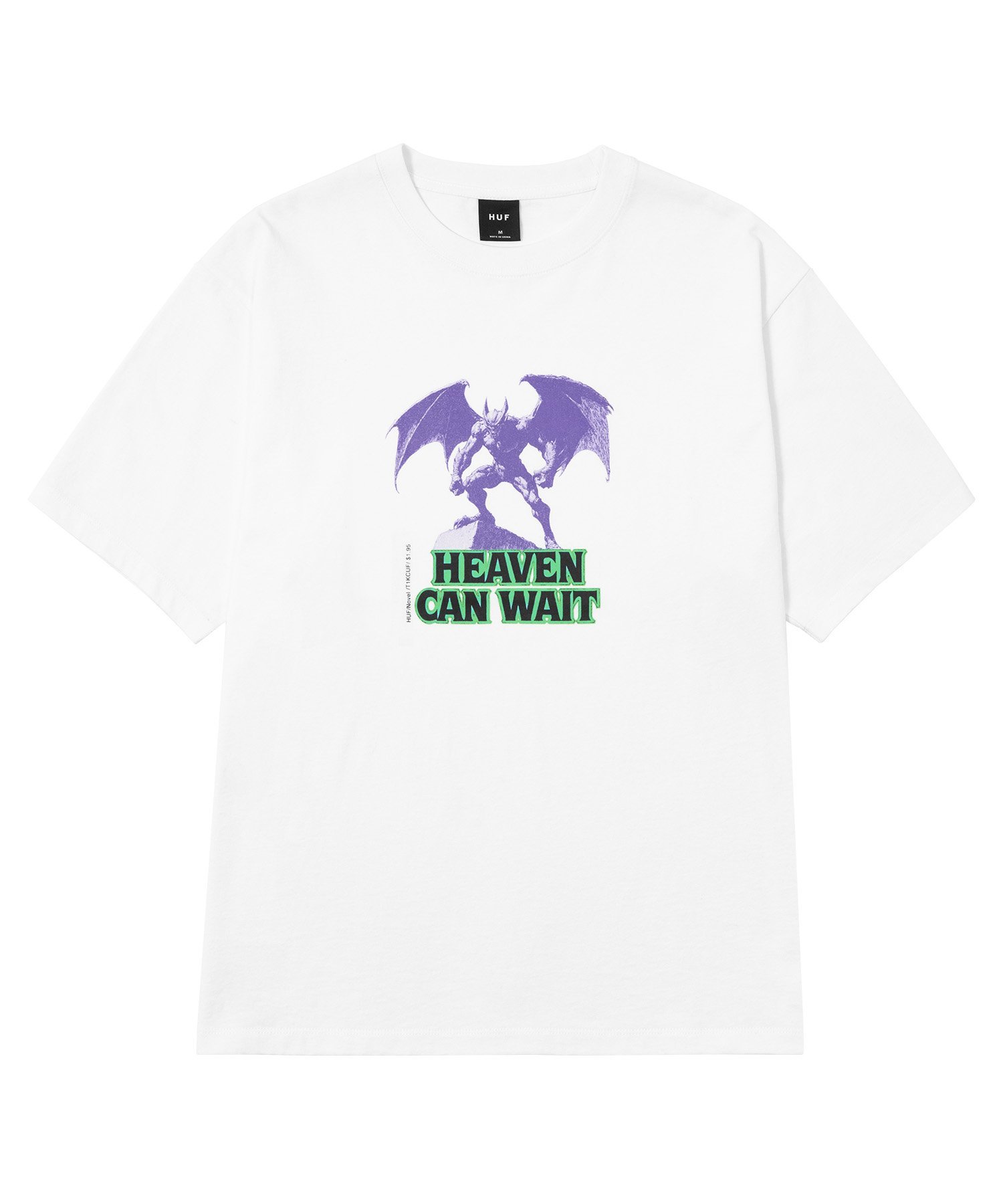 HUF HEAVEN CAN WAIT TEE / HUF ハフ Tシャツ ハフ トップス カットソー・Tシャツ ブラック ホワイト【送料無料】