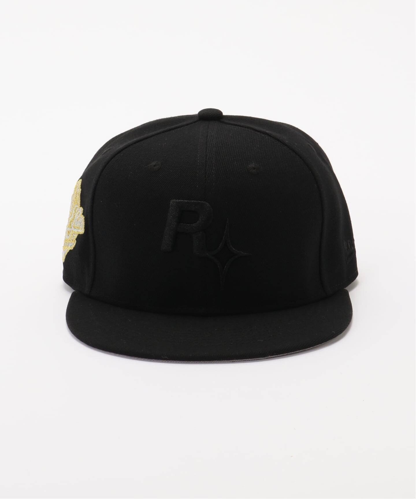 417 EDIFICE Riku&Robbin BLACKOUT CAP GOLD フォーワンセブン エディフィス 帽子 キャップ ゴールド【送料無料】