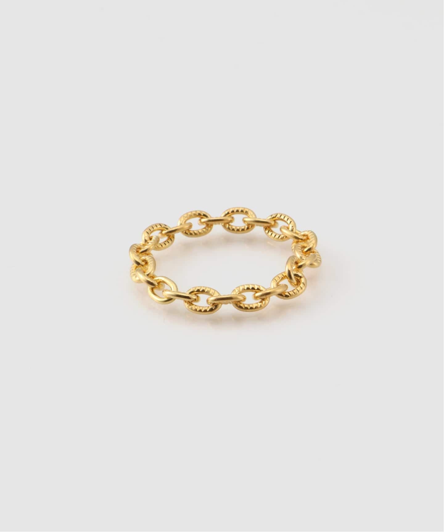 FRAMeWORK SYMPATHY OF SOUL / シンパシー・オブ・ソウル GROOVE AZUKI CHAIN RING(ゴールド) フレームワーク アクセサリー・腕時計 リング・指輪 ゴールド【送料無料】