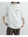 【SALE/40%OFF】URBAN RESEARCH 【別注】Dickies*UR Lab. ロゴTシャツ(5分袖 アーバンリサーチ カットソー Tシャツ ホワイト ブラック ブルー グリーン