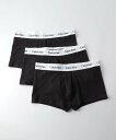 カルバン・クライン BEAUTY&YOUTH UNITED ARROWS ＜Calvin Klein＞ L/R TRUNK 3PK/アンダーウェア ビューティー＆ユース　ユナイテッドアローズ インナー・ルームウェア ボクサーパンツ・トランクス ブラック【送料無料】