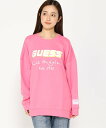 【SALE/50%OFF】GUESS GUESS トップス(W)Logo Dalya Sweatshirt ゲス トップス スウェット・トレーナー ブラック ピ...