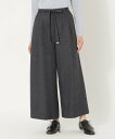 【SALE/22%OFF】S.ESSENTIALS 【DRESOPHY】バランサーキュラーワイドパンツ エス エッセンシャルズ パンツ その他のパンツ ベージュ ブルー グレー ブラック【送料無料】