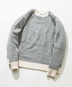 【SALE/50%OFF】URBAN RESEARCH ROSSO 『XLサイズあり』ヘリンボーン柄クルーネックニット アーバンリサーチロッソ トップス ニット...