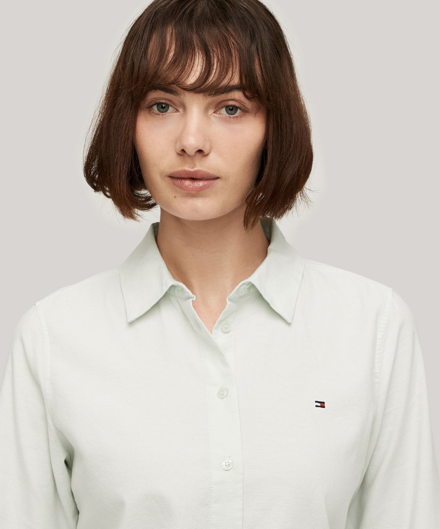 TOMMY HILFIGER オックスフォードコットンレギュラーシャツ トミーヒルフィガー トップス シャツ・ブラウス【送料無料】