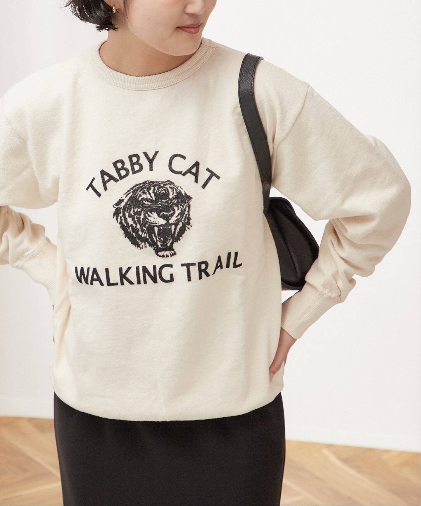 JOURNAL STANDARD L'ESSAGE 《追加予約2》【MIXTA/ミクスタ】TABBY CAT WALKKING TRAIL CN SWEAT:スウェット ジャーナルスタンダード レサージュ トップス スウェット・トレーナー ブラウン ネイビー【送料無料】のサムネイル