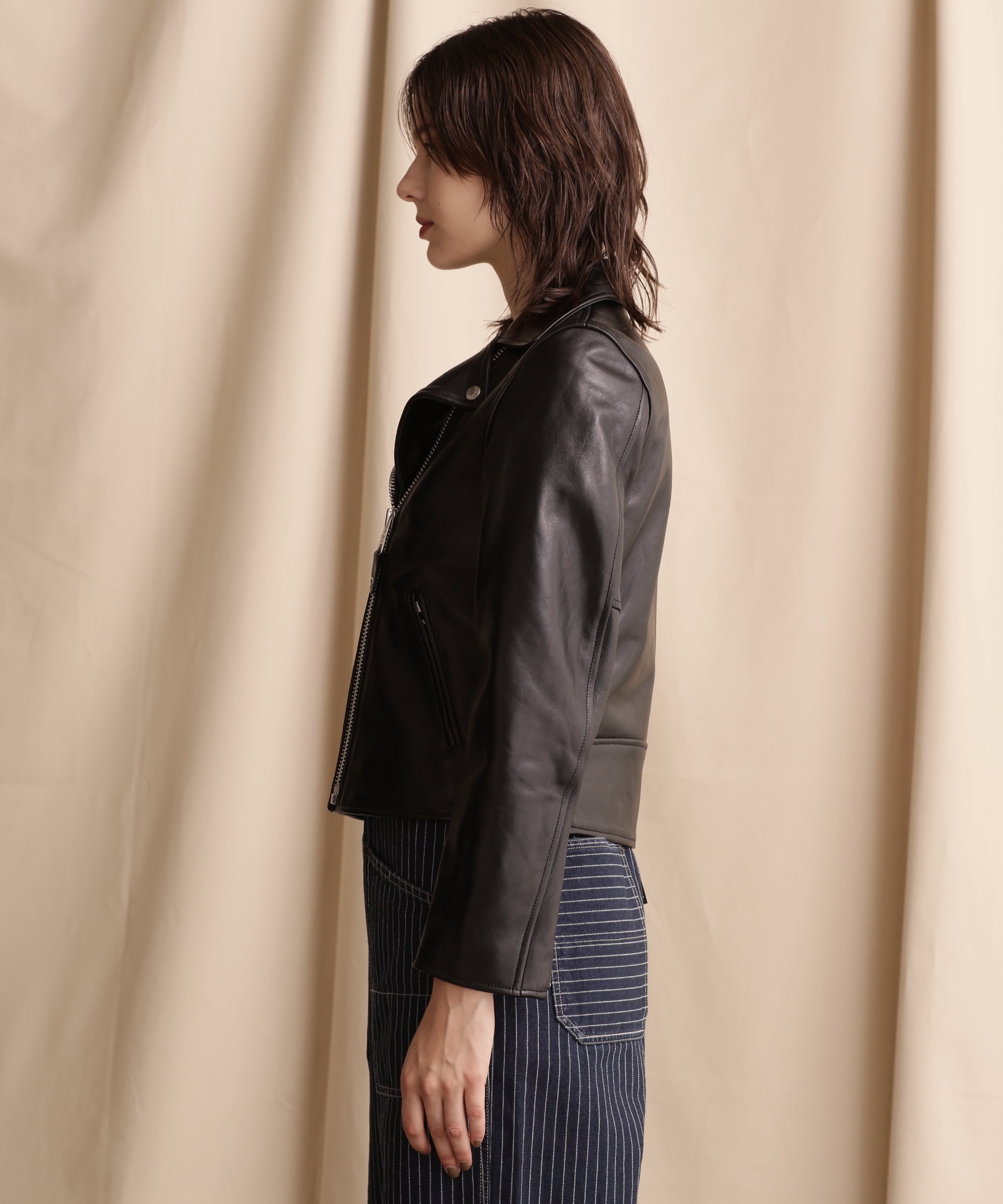 Schott Women's/DOUBLE RIDERS/ダブルライダース ショット ジャケット・アウター ライダースジャケット ブラック【送料無料】