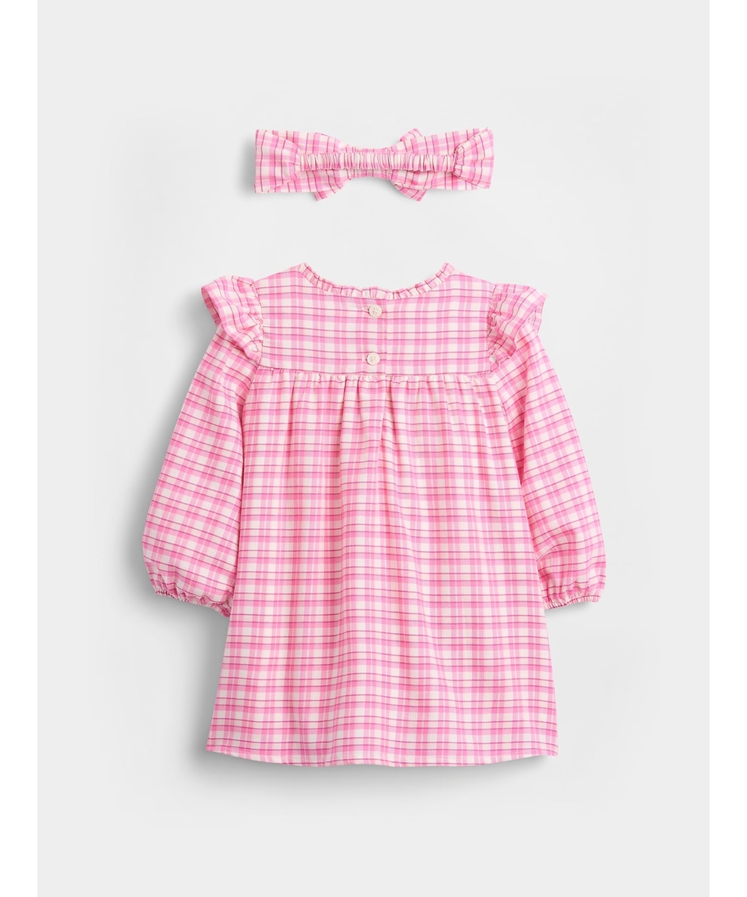 【SALE／71%OFF】GAP (K)ギンガムチェック ワンピース コーデセット (ベビー) ギャ...