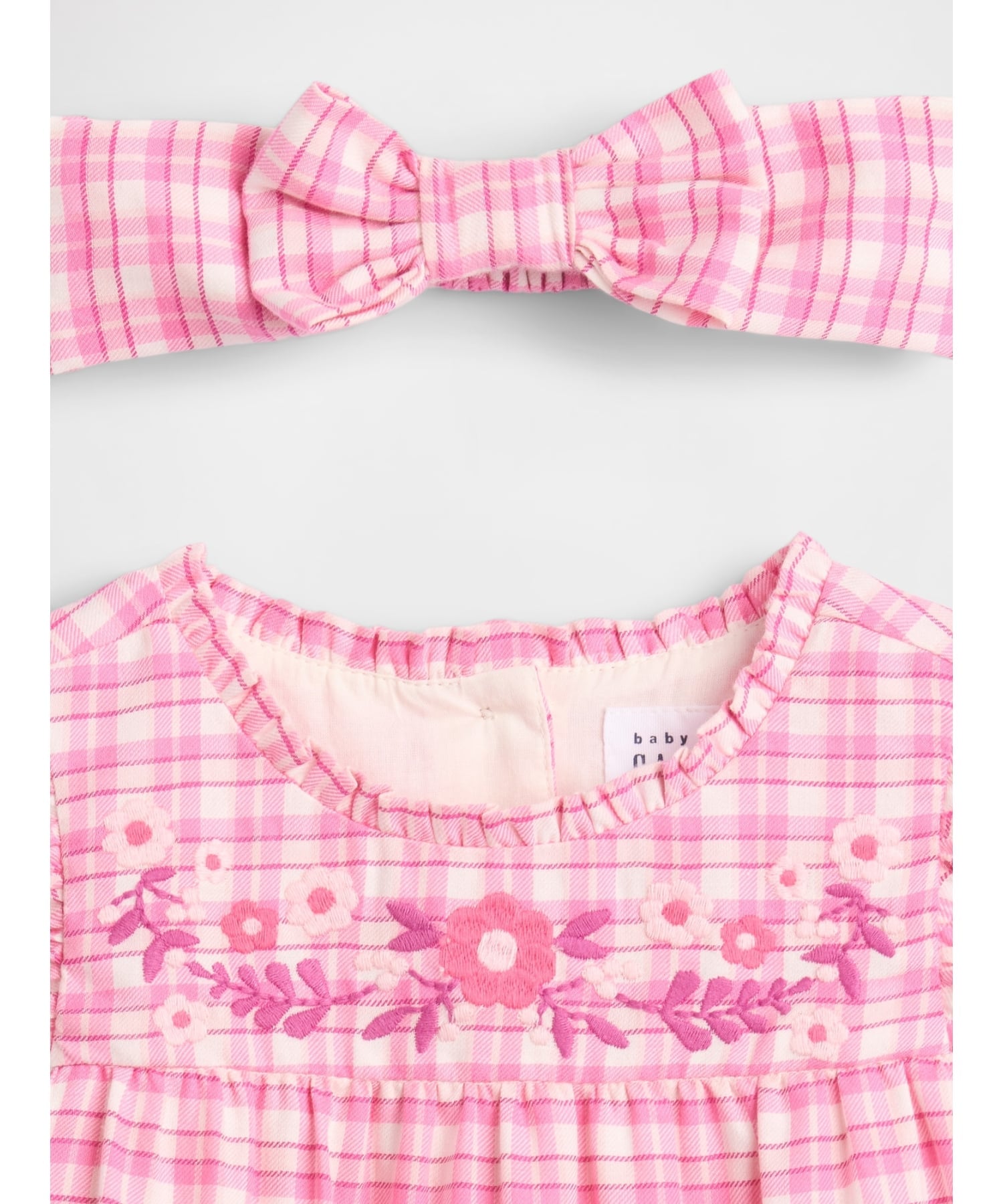 【SALE／71%OFF】GAP (K)ギンガムチェック ワンピース コーデセット (ベビー) ギャ...
