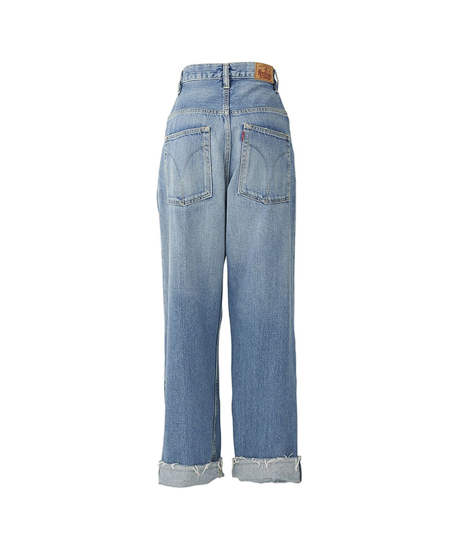 RESIZE加工 デニムストレートパンツ ヒステリックグラマー パンツ ジーンズ・デニムパンツ ブルー