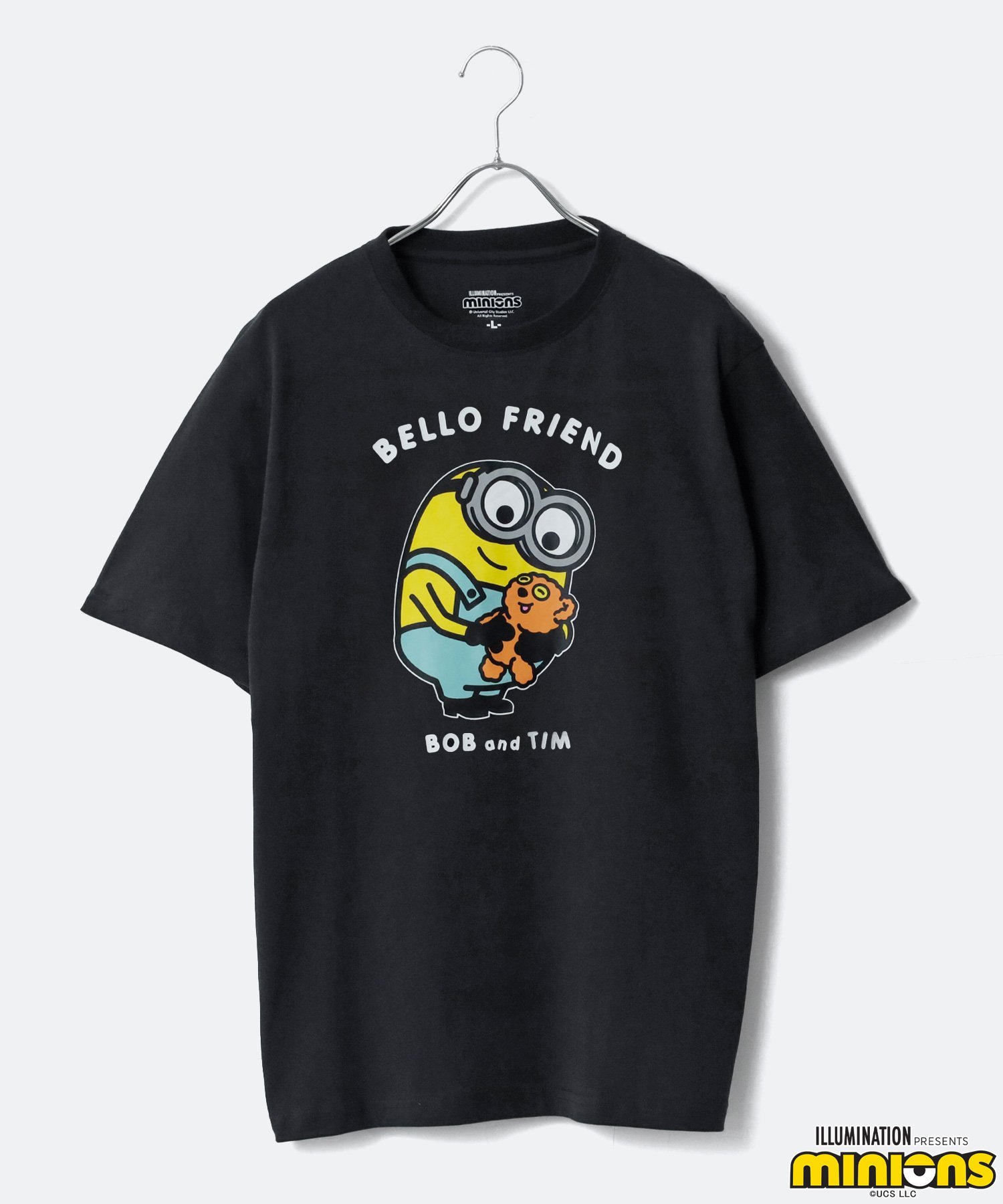 MARUKAWA MINIONS ミニオンズ Tシャツ メンズ 半袖 オーバーサイズ レディース ユニセックス ティーシャツ マルカワ トップス カットソー・Tシャツ ブラック パープル ホワイト