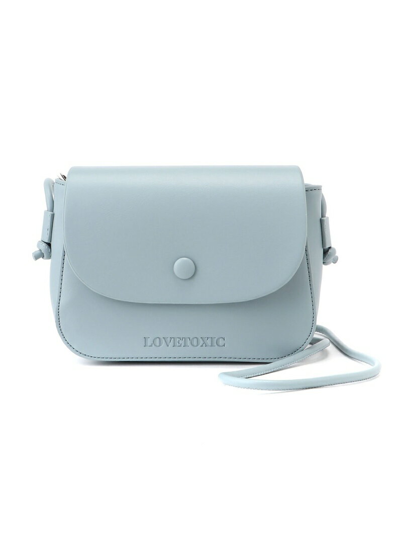 【SALE／35%OFF】Lovetoxic くるみ釦ショルダーBAG ナルミヤオンライン バッグ ショルダーバッグ ホワイト グリーン ブルー ブラック