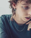 and cloud Cable Chain Necklace S アンドクラウド アクセサリー・腕時計 ネックレス イエロー ブラック シルバー
